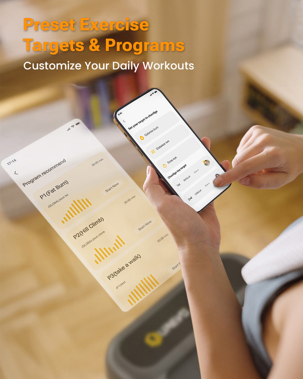 Běžecký pás UREVO 3S Smart Walking, 9stupňový automatický sklon, rychlost 0,8–6 km/h, nosnost 120 kg, LED displej, ovládání aplikací