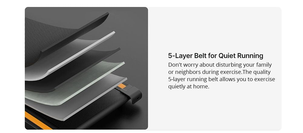 UREVO URTM006 Skládací mini běžecký pás, maximální rychlost 1–10 km/h, běžecká plocha 105*40 cm, maximální nosnost 100 kg, 12 vestavěných HIIT programů