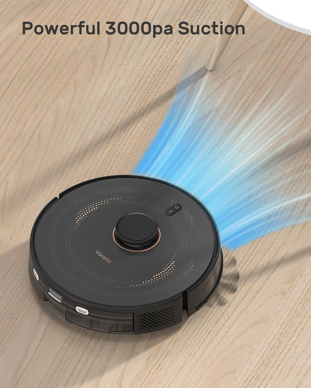 Robotický vysavač Verefa L11 Pro, samovyprazdňování, sací tlak 3000 Pa, navigace LiDAR, sáček na prach 4 l, max. doba provozu 270 minut, 70 dní úklidu bez použití rukou, ovládání aplikací / hlasové ovládání