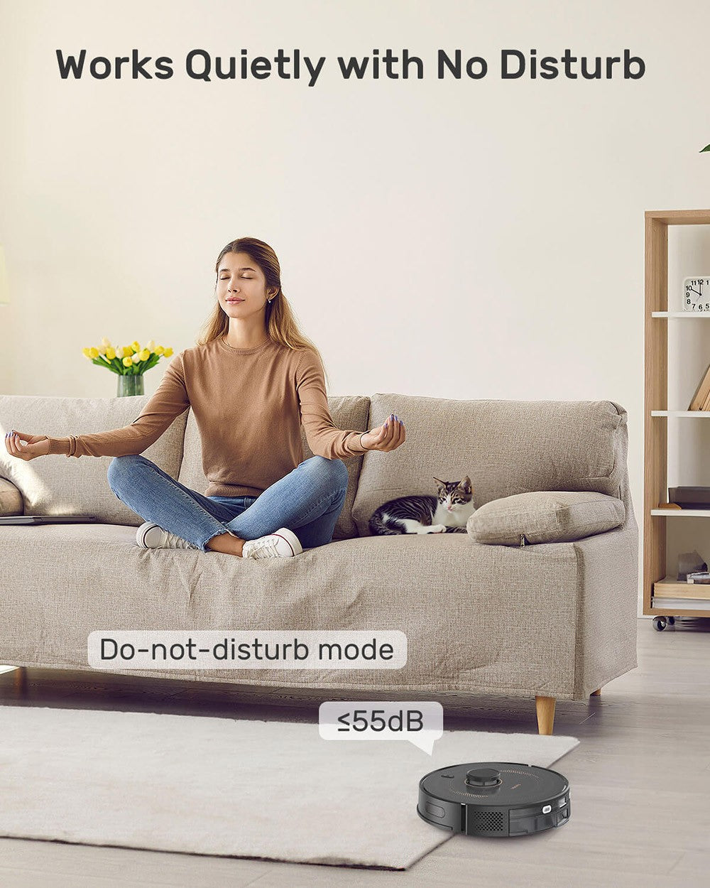 Robotický vysavač Verefa L11 Pro, samovyprazdňování, sací tlak 3000 Pa, navigace LiDAR, sáček na prach 4 l, max. doba provozu 270 minut, 70 dní úklidu bez použití rukou, ovládání aplikací / hlasové ovládání