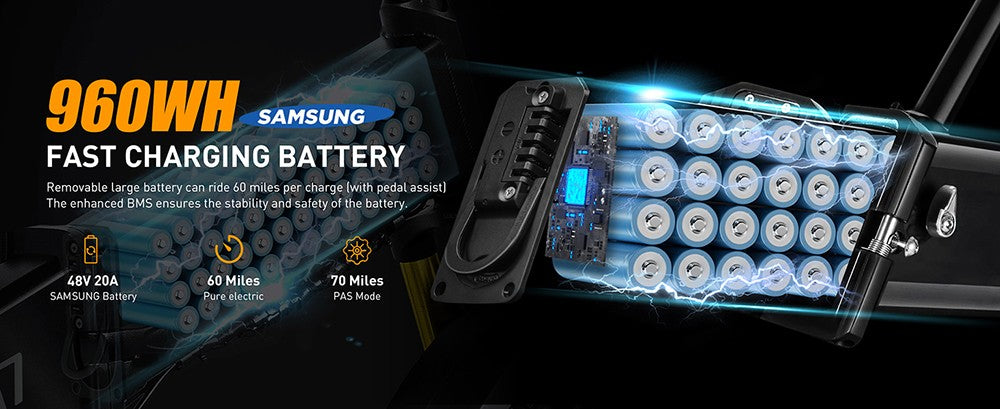 Elektrokolo Vitilan I7 Pro 3.0, motor 750 W, baterie 48 V 20 Ah, tlusté pneumatiky 20 x 4,0 palce, maximální rychlost 45 km/h, maximální dojezd 110 km, hydraulické kotoučové brzdy, hydraulický zadní tlumič, vzduchové odpružení přední vidlice, Shimano 8 rychlostí - černé