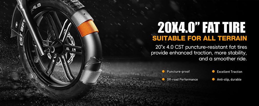 Elektrokolo Vitilan I7 Pro 3.0, motor 750 W, baterie 48 V 20 Ah, tlusté pneumatiky 20 x 4,0 palce, maximální rychlost 45 km/h, maximální dojezd 110 km, hydraulické kotoučové brzdy, hydraulický zadní tlumič, vzduchové odpružení přední vidlice, Shimano 8 rychlostí - černé