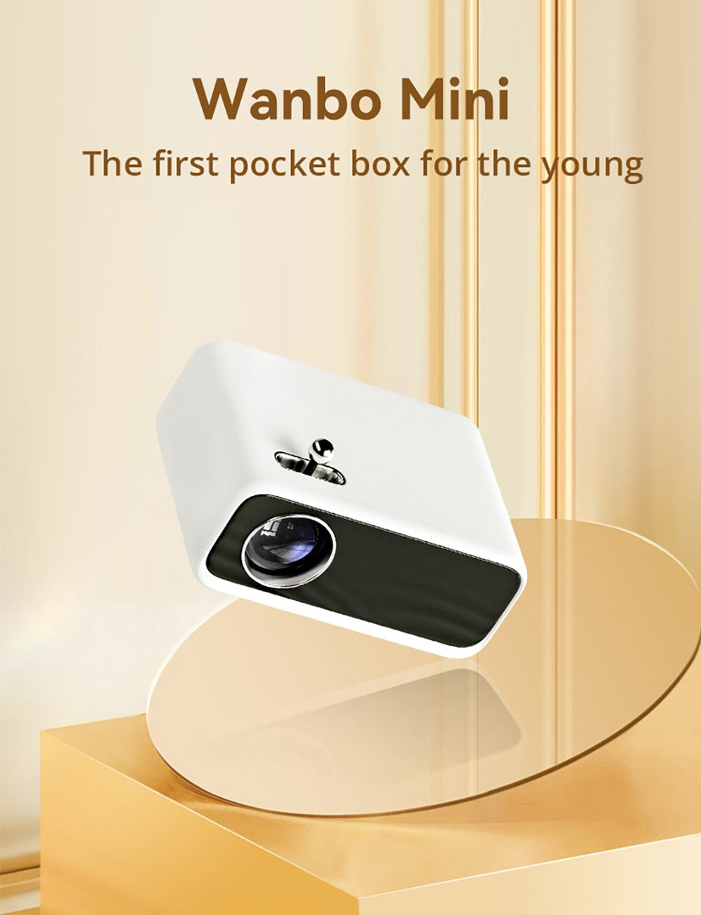 WANBO MINI LCD projektor, multimediální verze, zástrčka EU