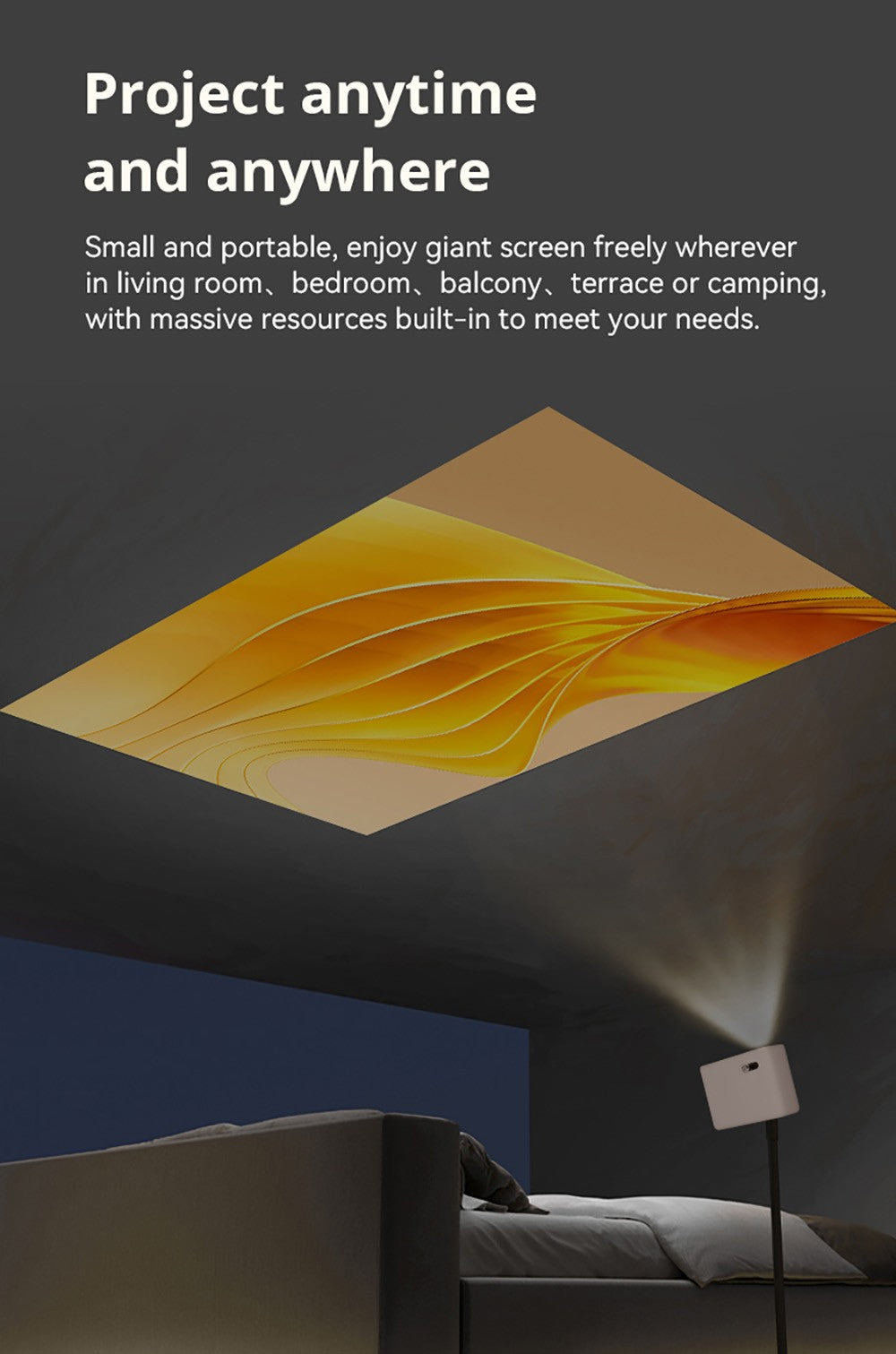 WANBO MINI LCD projektor, multimediální verze, zástrčka EU