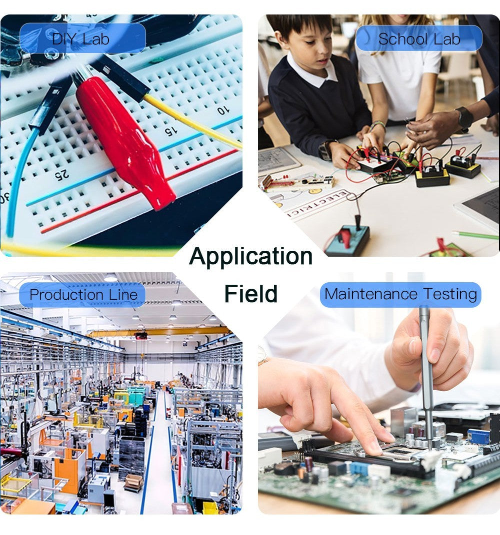 Nastavitelný regulovaný stejnosměrný napájecí zdroj WANPTEK TPS3010, 30V 10A, nastavení enkodéru, rychlé nabíjení přes USB typu C, 4místný displej, nízký šum, přepínání A/V, ventilátor, bílý - zástrčka UK
