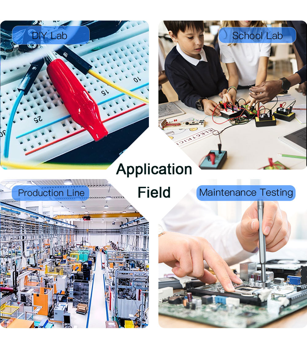Nastavitelný regulovaný stejnosměrný napájecí zdroj WANPTEK TPS605, 60V 5A, nastavení enkodéru, rychlé nabíjení přes USB typu C, 4místný displej, nízký šum, přepínání A/V, ventilátor, bílý - zástrčka EU
