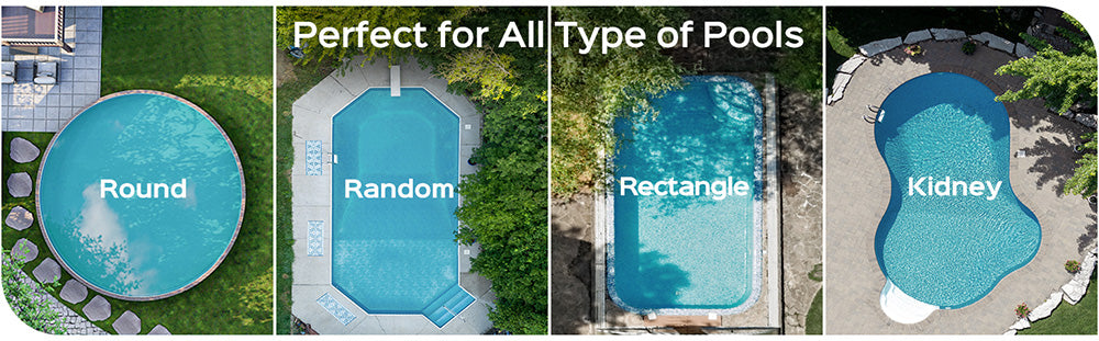 Bezdrátový robotický čistič bazénů WYBOT C1, doba provozu 150 minut, lezení po stěně, inteligentní plánování trasy, ovládání pomocí aplikace, pro bazény do 1615 čtverečních stop