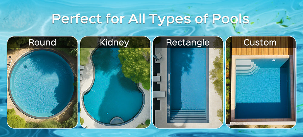 Bezdrátový robotický vysavač WYBOT C2, čištění stěn a vodní hladiny, dvojitá filtrace, pro zapuštěné bazény do 235 m², černozelený