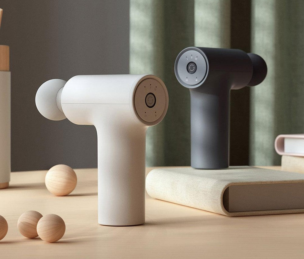 Xiaomi Mijia Mini elektrická masážní pistole 2C, masážní přístroj na uvolnění svalů, přenosná masážní pistole na obličej - tmavě šedá