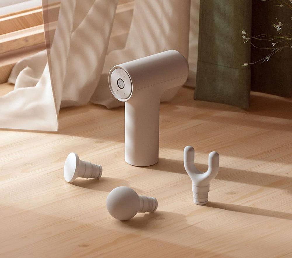 Xiaomi Mijia Mini elektrická masážní pistole 2C, masážní přístroj na uvolnění svalů, přenosná masážní pistole na obličej - tmavě šedá