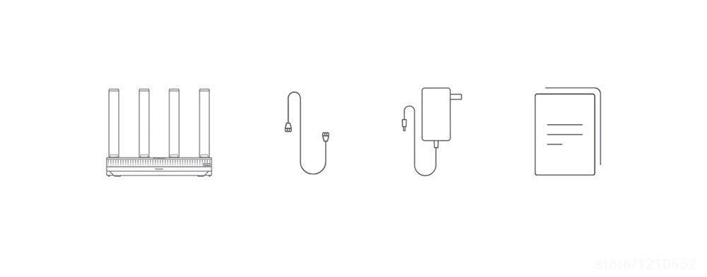 Xiaomi AX3000T CN verze IPTV Gigabit Ethernet Router, 5 kanálové zesilovače signálu, bezdrátová rychlost 3000MB, WiFi 6