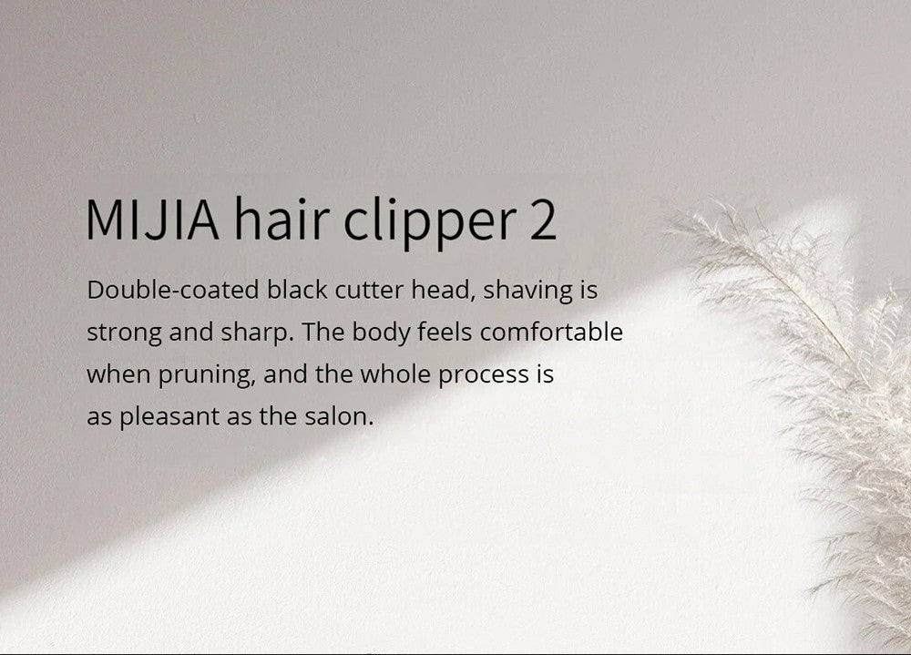 Zastřihovač vlasů Xiaomi Mijia Hair Clipper 2, dobíjecí, dvourychlostní ovládání, vysoce tvrdá čepel, výdrž až 180 minut, digitální displej, vodotěsnost IPX7