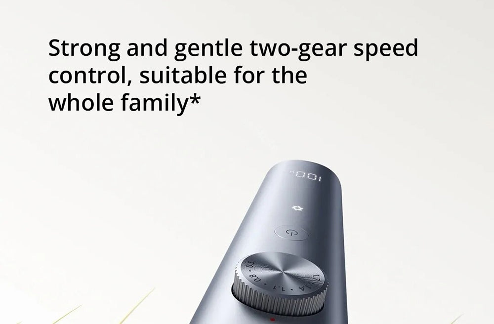 Zastřihovač vlasů Xiaomi Mijia Hair Clipper 2, dobíjecí, dvourychlostní ovládání, vysoce tvrdá čepel, výdrž až 180 minut, digitální displej, vodotěsnost IPX7