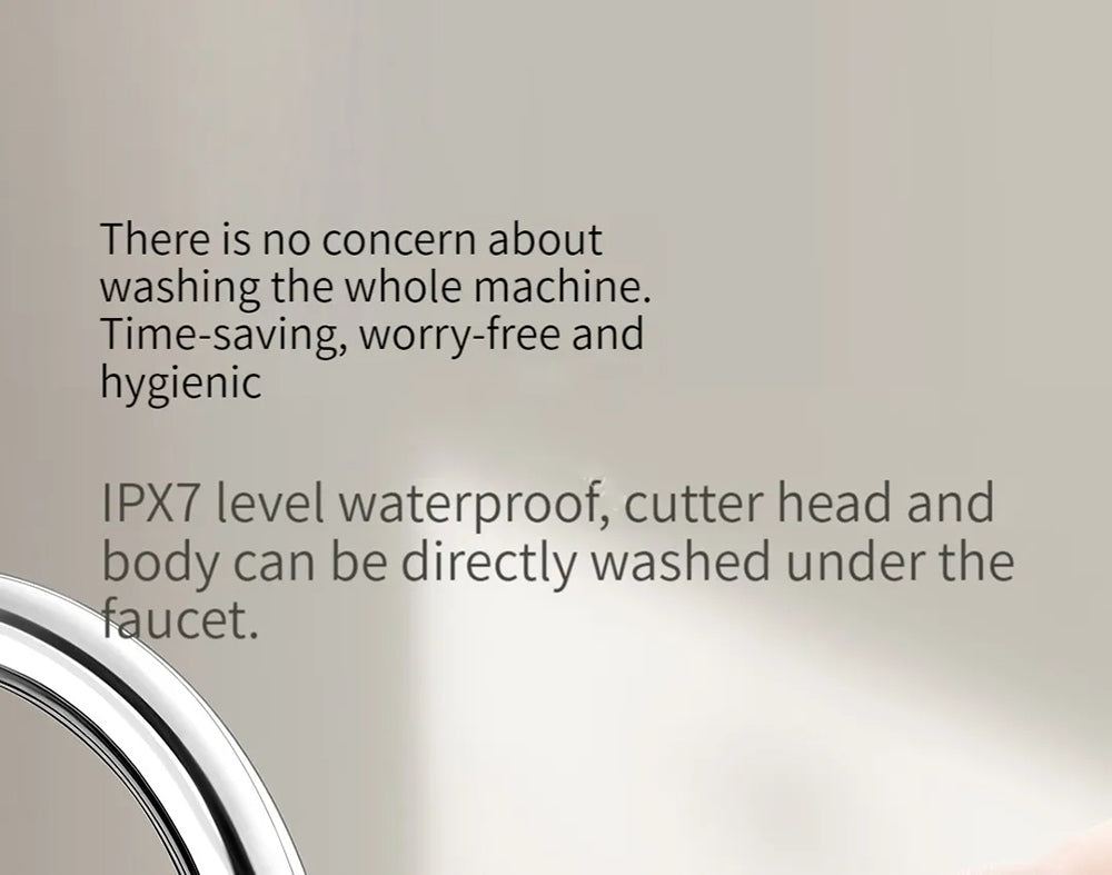 Zastřihovač vlasů Xiaomi Mijia Hair Clipper 2, dobíjecí, dvourychlostní ovládání, vysoce tvrdá čepel, výdrž až 180 minut, digitální displej, vodotěsnost IPX7