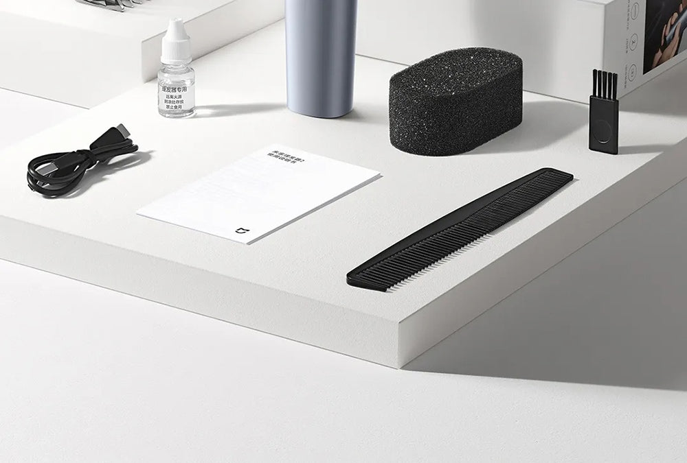 Zastřihovač vlasů Xiaomi Mijia Hair Clipper 2, dobíjecí, dvourychlostní ovládání, vysoce tvrdá čepel, výdrž až 180 minut, digitální displej, vodotěsnost IPX7