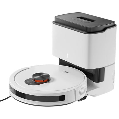 ROIDMI EVE CC Robot Vacuum Cleaner, Automatic Dust Collection, 2-in-1 Vacuuming Mopping, 3800Pa Powerful Suction, LDS Laser Navigation, 3200mAh Battery, 180Mins Runtime, 260ML Dust Box, APP Control