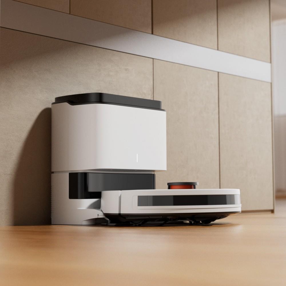 ROIDMI EVE CC Robot Vacuum Cleaner, Automatic Dust Collection, 2-in-1 Vacuuming Mopping, 3800Pa Powerful Suction, LDS Laser Navigation, 3200mAh Battery, 180Mins Runtime, 260ML Dust Box, APP Control