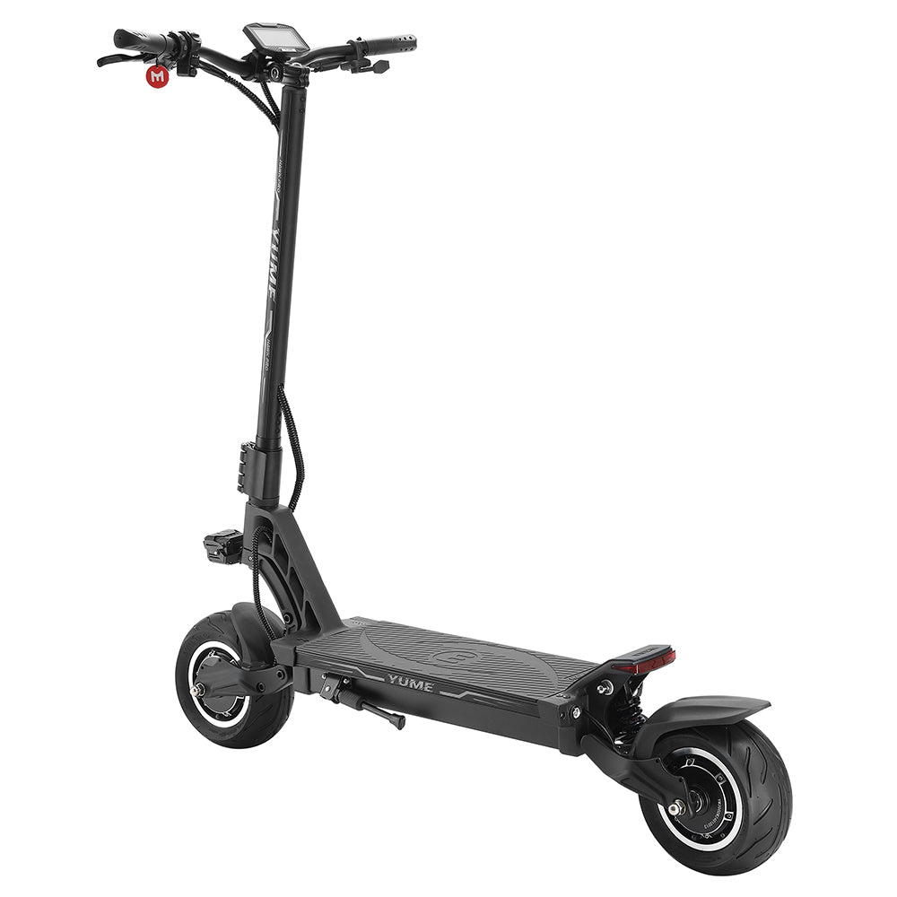 YUME HAWK Pro Electric Scooter, 10x4.5&quot; Tubeless Road Tires 3000W*2 Motor 60V 30Ah Battery 80km/h Max Speed 100km Max Range 3 Gears Shift System Disc Brake Adjustable Hydraulic Suspension NFC APP Control