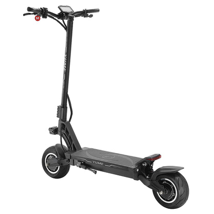 YUME HAWK Pro Electric Scooter, 10x4.5&quot; Tubeless Road Tires 3000W*2 Motor 60V 30Ah Battery 80km/h Max Speed 100km Max Range 3 Gears Shift System Disc Brake Adjustable Hydraulic Suspension NFC APP Control