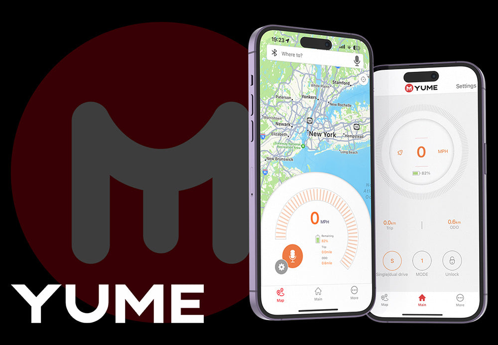 Elektrická koloběžka YUME HAWK Pro, 10x4,5