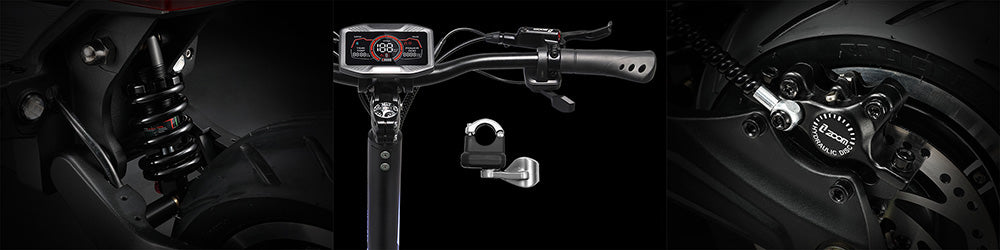 Elektrická koloběžka YUME HAWK Pro, 10x4,5