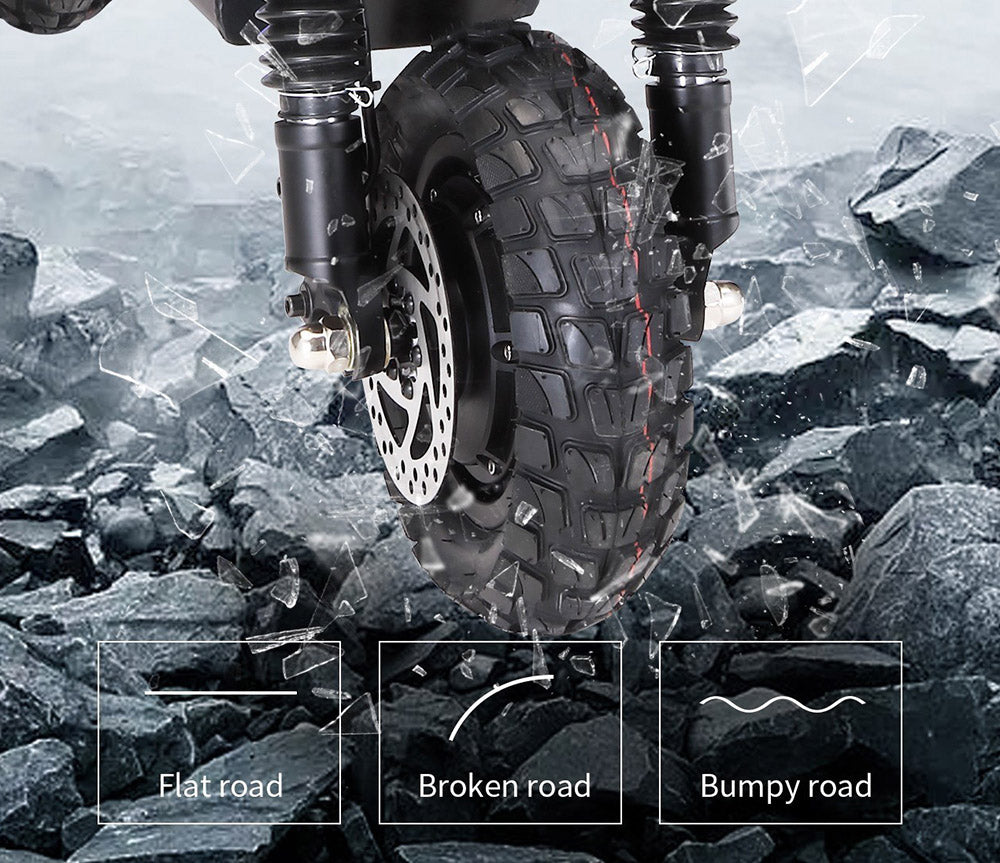 Elektrická koloběžka YUME Y10, motor 1200*2, baterie 52V 23,4Ah, 10