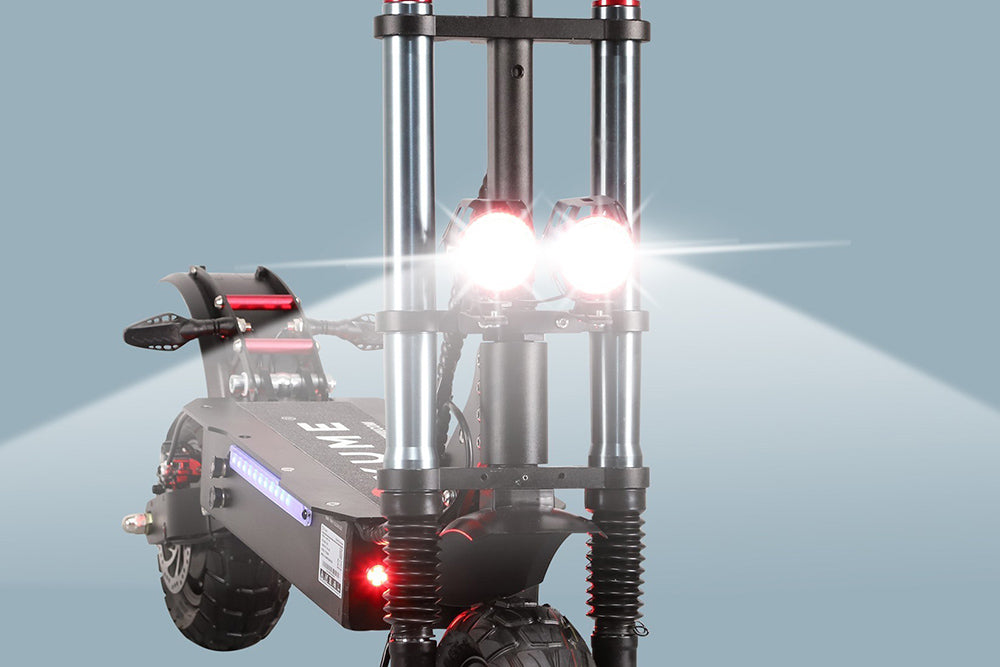 Elektrická koloběžka YUME Y10, motor 1200*2, baterie 52V 23,4Ah, 10