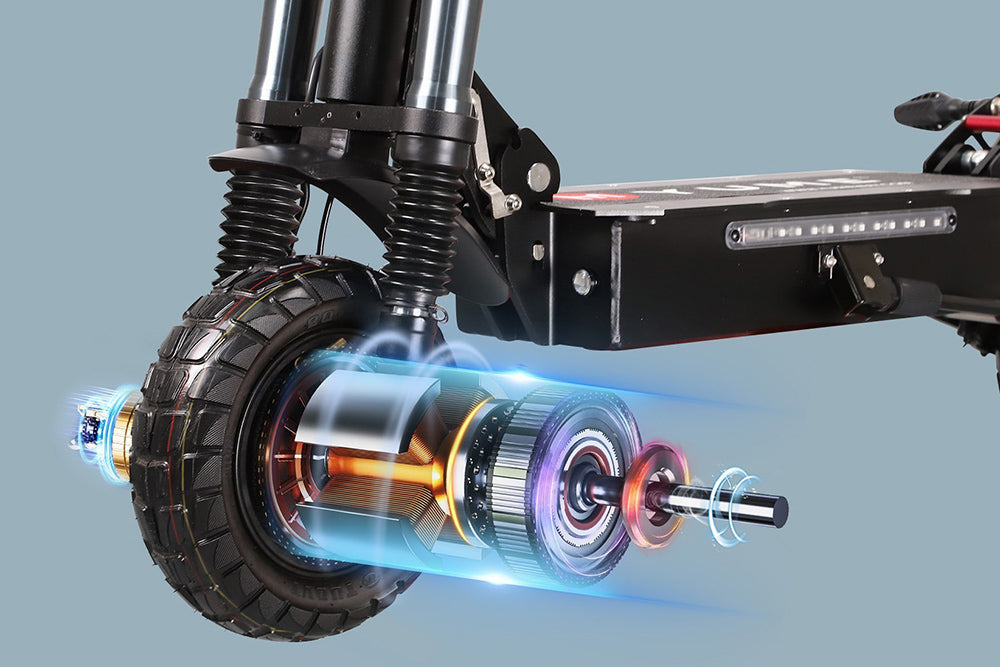 Elektrická koloběžka YUME Y10, motor 1200*2, baterie 52V 23,4Ah, 10